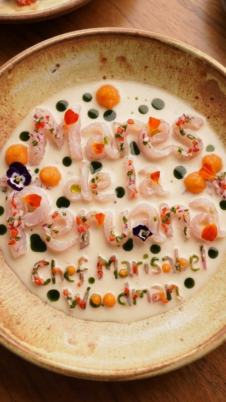 Vídeo de IA para reels do restaurante Mares de la Peruana, da chef Marisabel Woodman